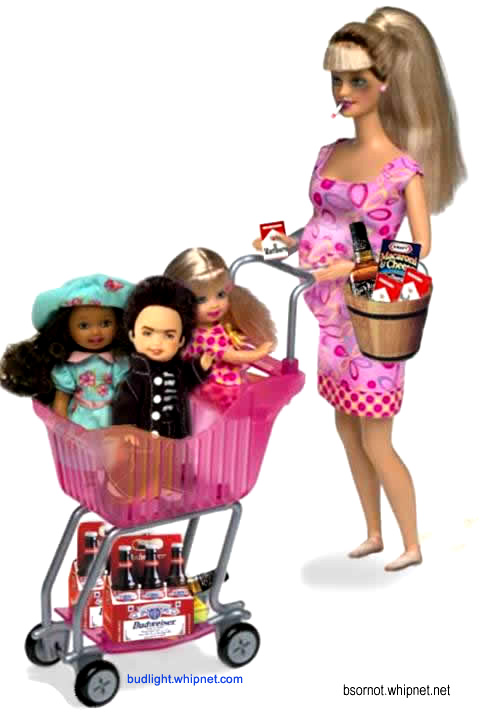 welfare barbie, redneck barbie, white trash barbie